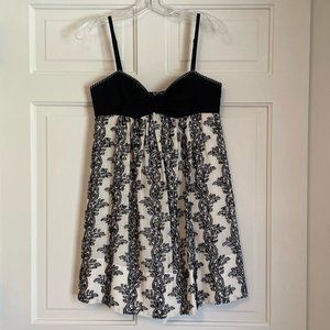 BCBG MaxAzria Embroidered Cotton Dress